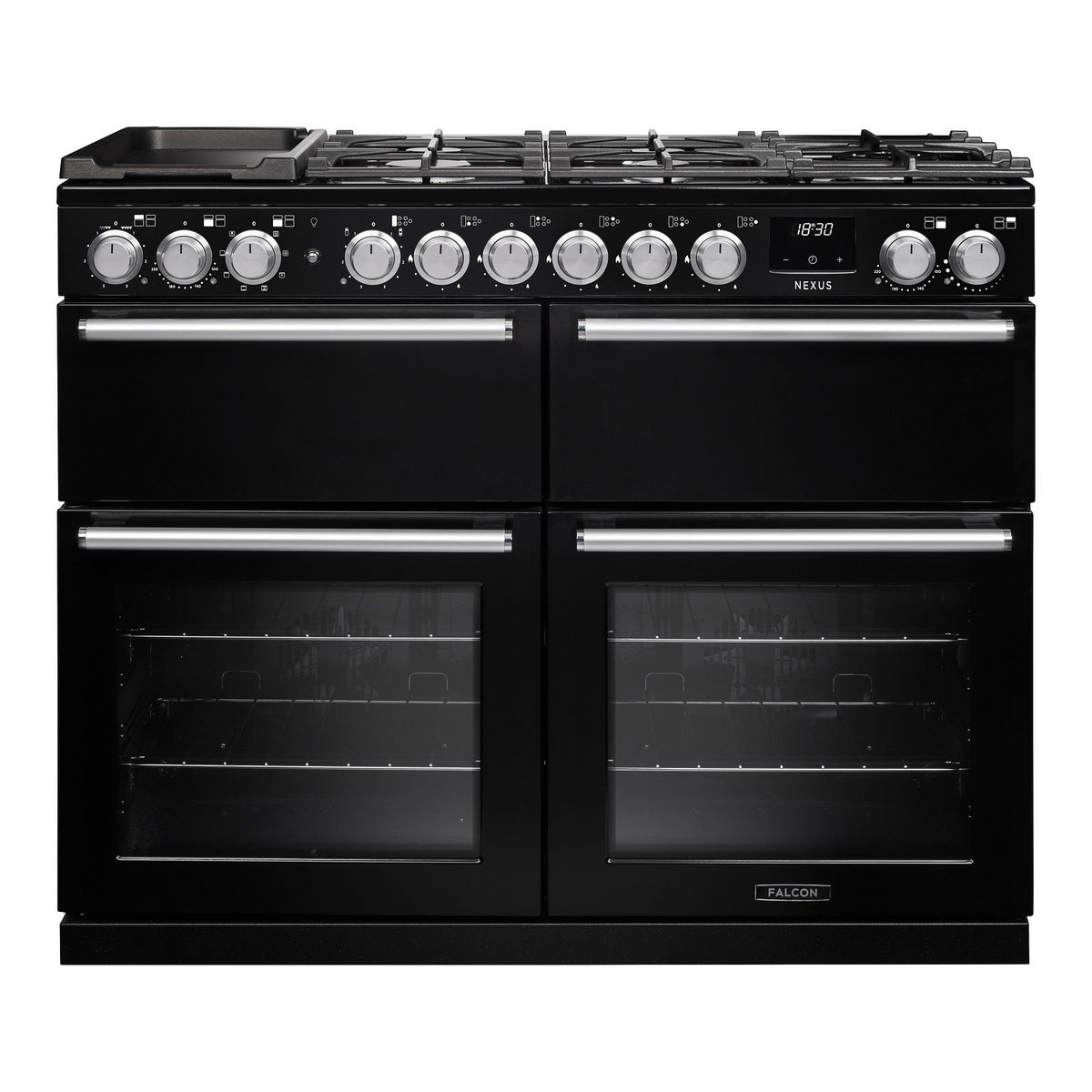 Piano de cuisson mixte FALCON NEXUS NGC BC TAB MIX 110 CM NOIR CHROME