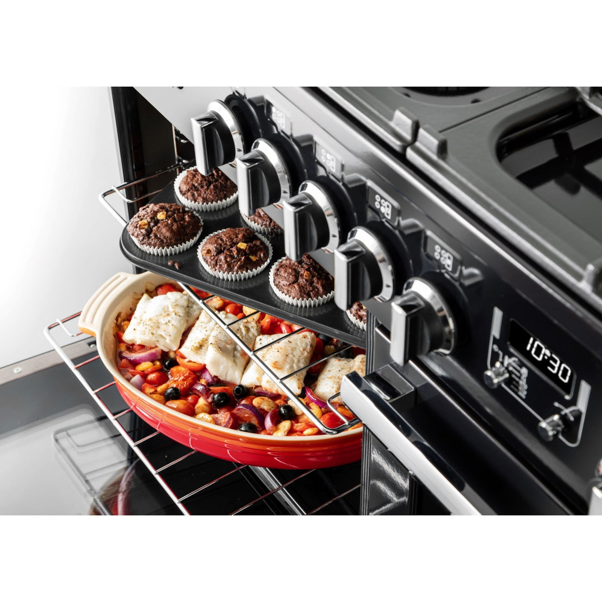 Piano de cuisson gaz FALCON PROFESSIONAL+ FX 100 NOIR BRILLANT