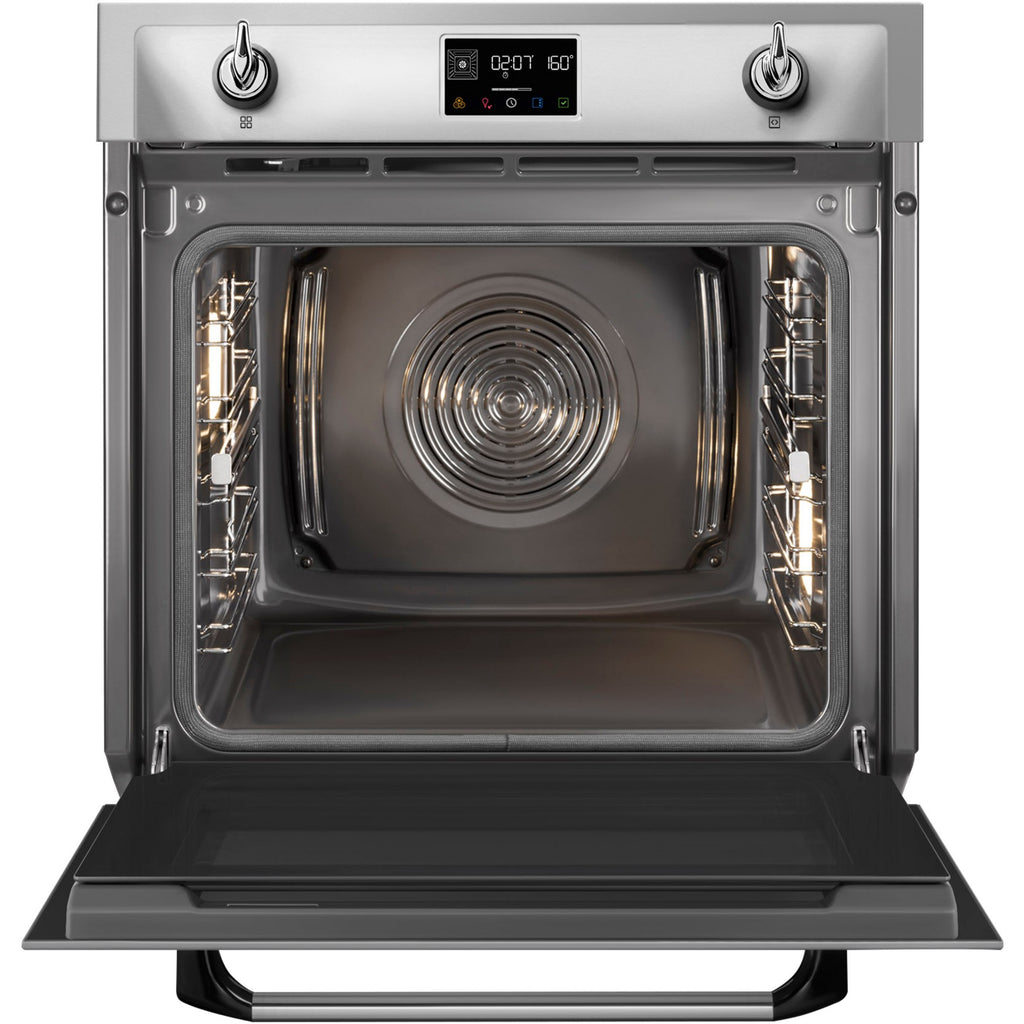 Four encastrable SMEG SOP6902S2PX - Pyrolyse - Chaleur tournante - Vapeur - Porte froide