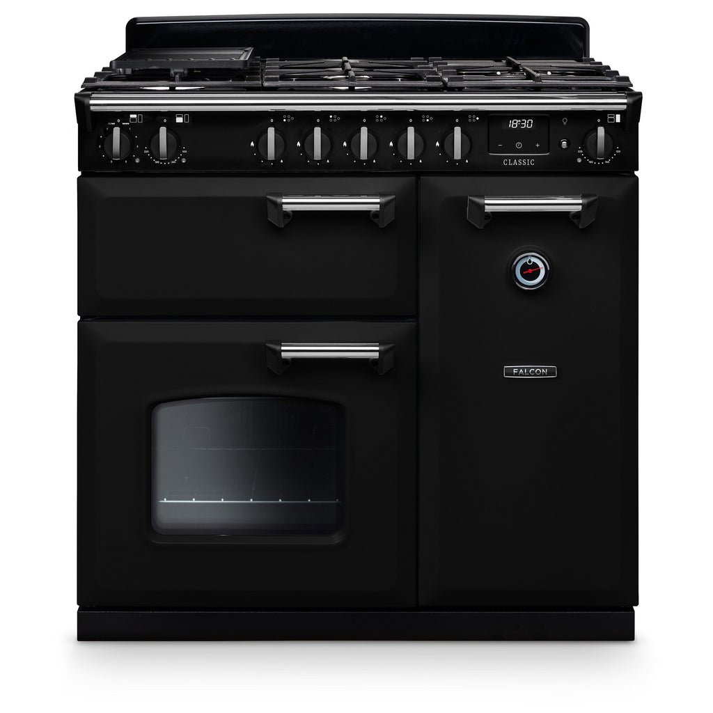 Piano de cuisson gaz FALCON NGC TAB GAZ 90 CM NOIR CHROME