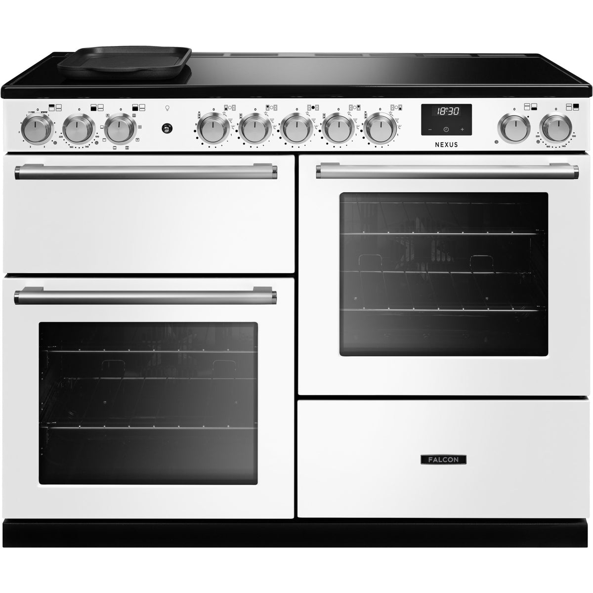Piano de cuisson induction FALCON NEXUS NGC OC TAB IND 110 CM BLANC CHROM