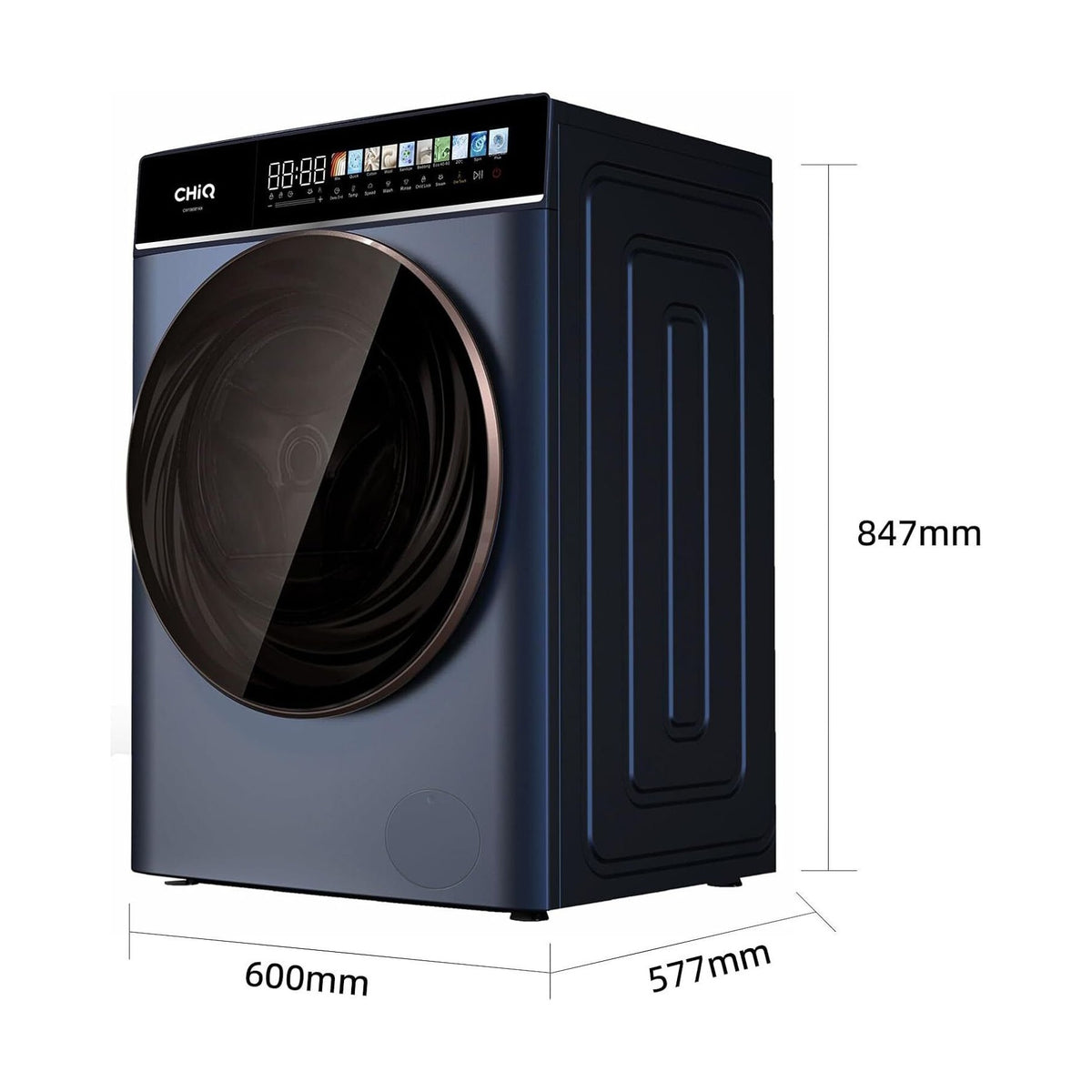 Lave linge hublot CHIQ CW106581AX