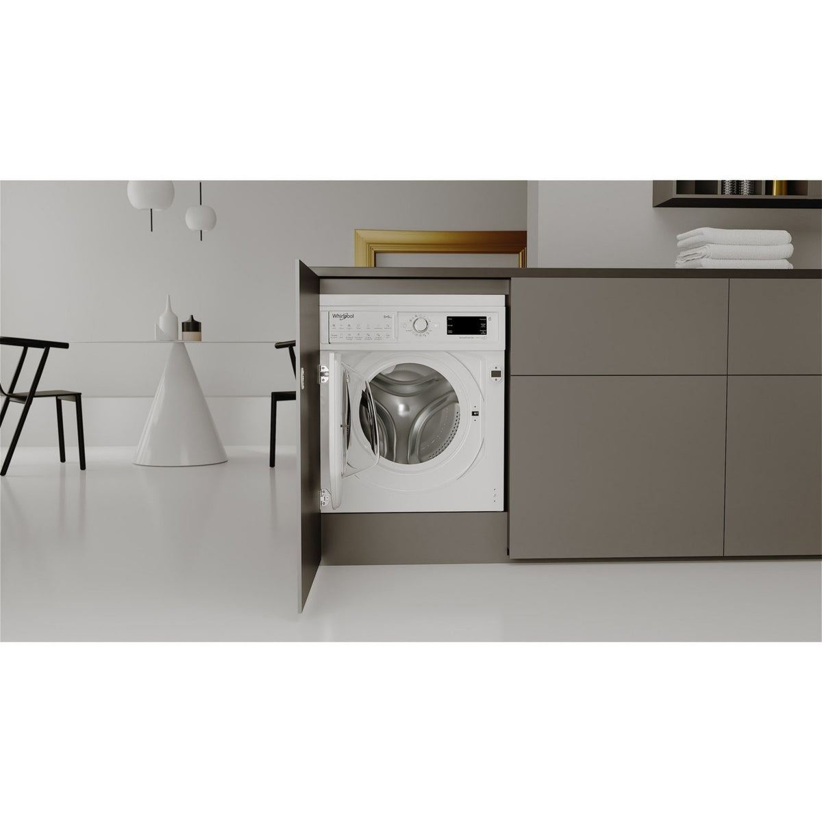 Lave linge séchant hublot encastrable WHIRLPOOL BIWDWG961485FR Reconditionné