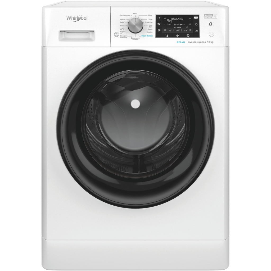 Lave linge hublot WHIRLPOOL FFDB10489BVFR - 10 kg - 1400 tr/min - Classe A - Moteur induction