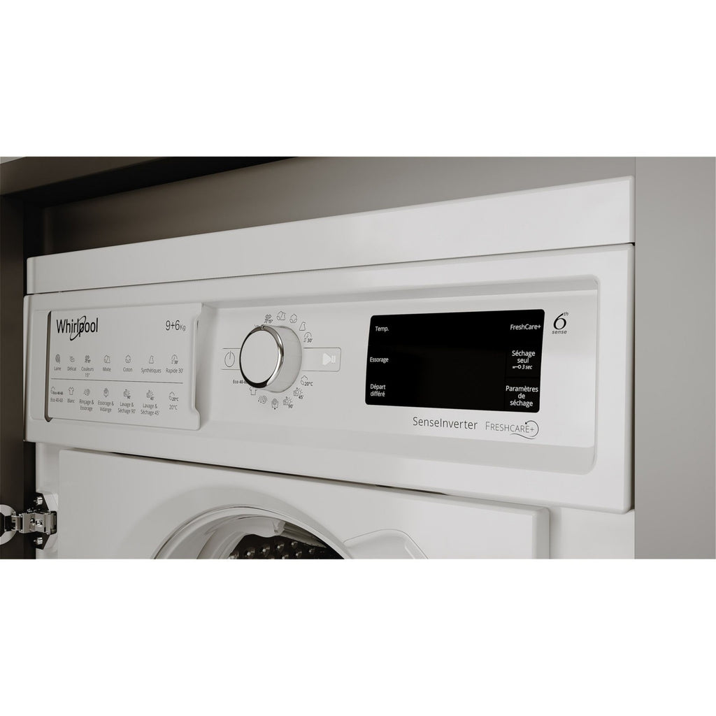 Lave linge séchant hublot encastrable WHIRLPOOL BIWDWG961485FR Reconditionné
