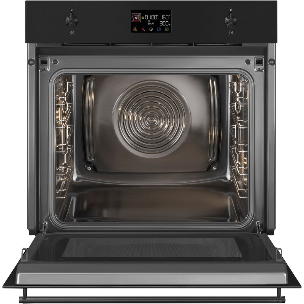 Four micro onde combiné SMEG SO6302M2N - Hydrolyse - Porte froide - Rails télescopiques