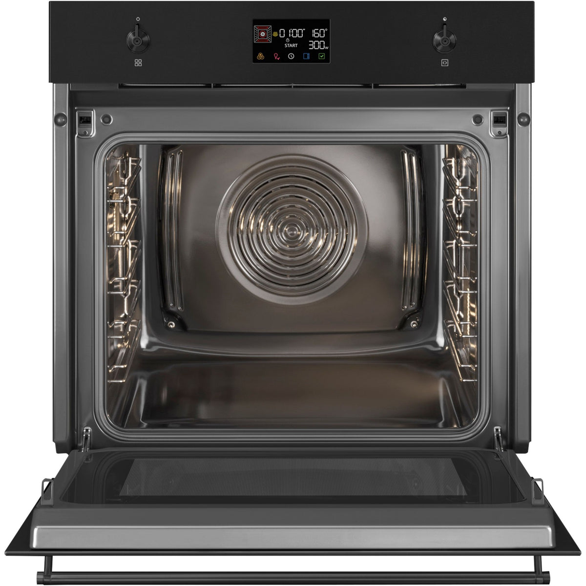 Four micro onde combiné SMEG SO6302M2N - Hydrolyse - Porte froide - Rails télescopiques
