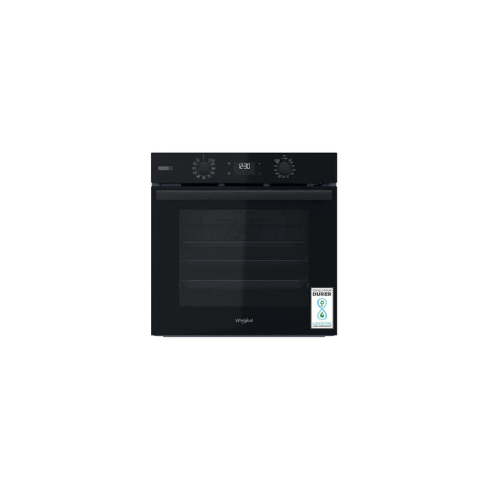 Four encastrable WHIRLPOOL OMSR58RU0B - Pyrolyse - Chaleur pulsée - Porte froide - noir Matt