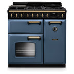 Piano de cuisson gaz FALCON NGC TAB GAZ 90 CM ROCHE BELUE LAITON ANT