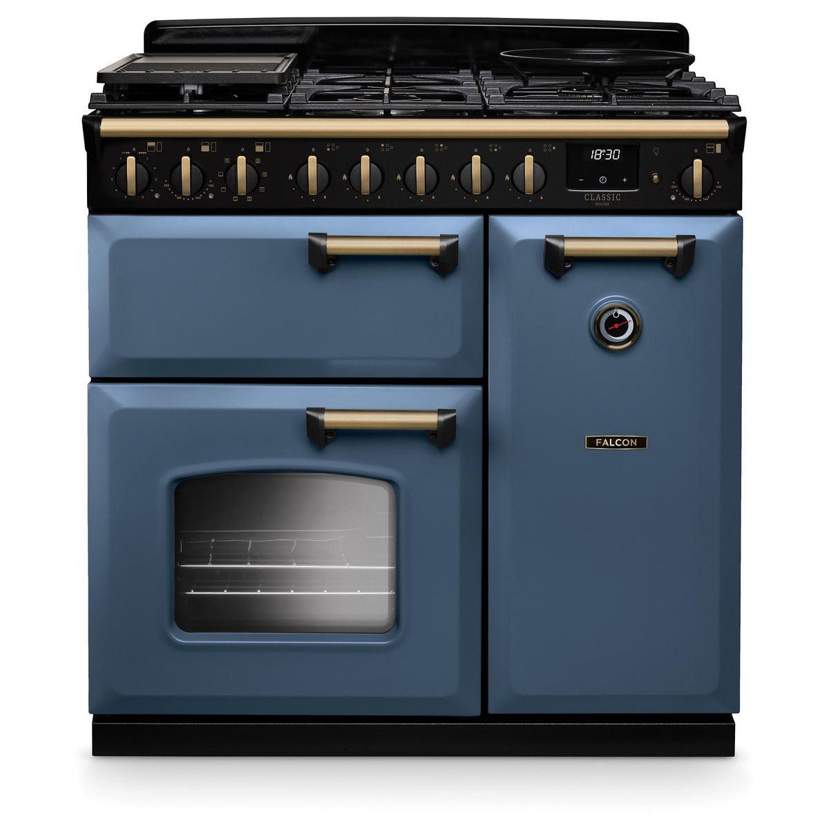 Piano de cuisson gaz FALCON NGC TAB GAZ 90 CM ROCHE BELUE LAITON ANT