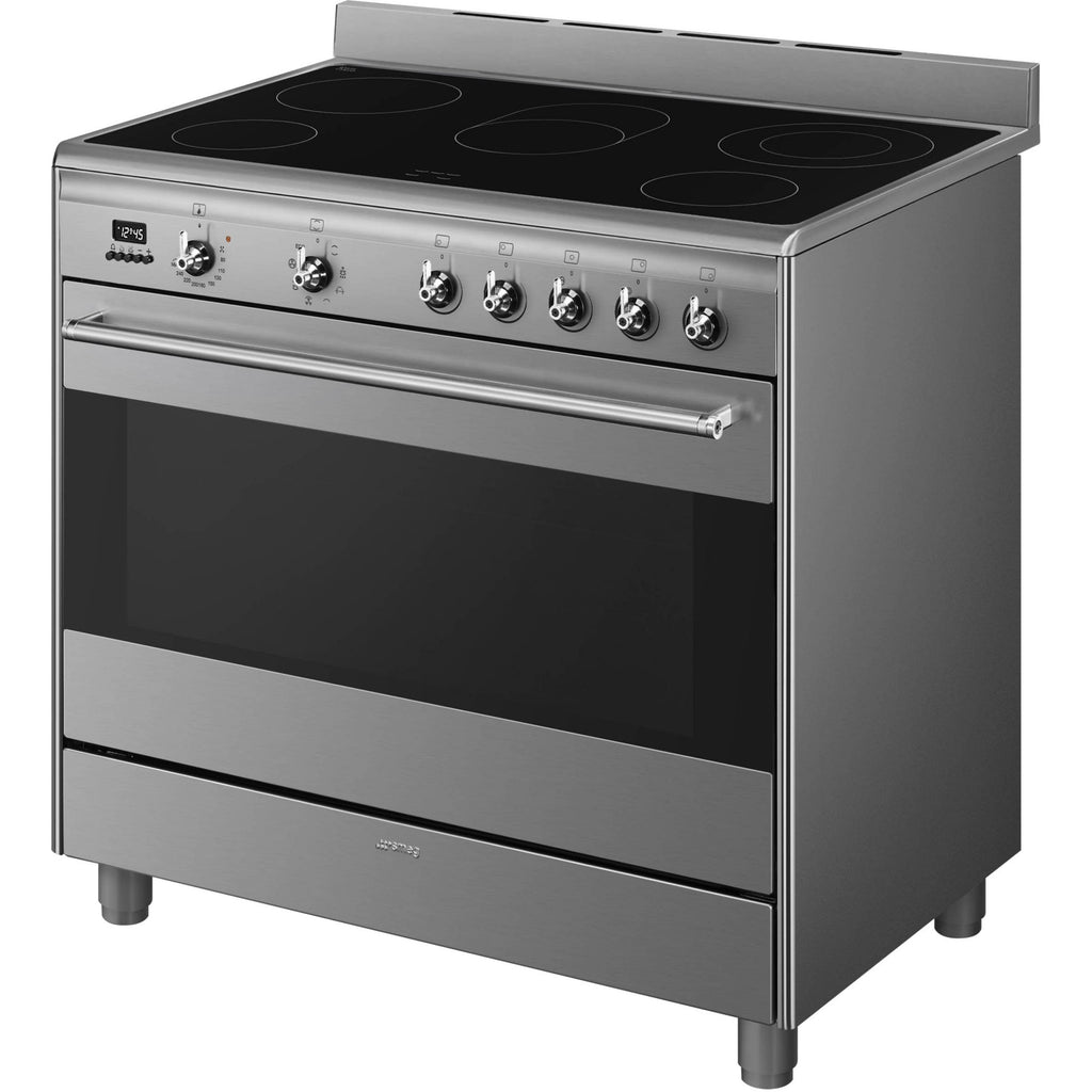 Piano de cuisson vitrocéramique SMEG SCD91CMX9 Vitro