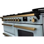 Piano de cuisson mixte FALCON ESTEL DELUXE OC TAB MIX 110 CM BLEU PAST