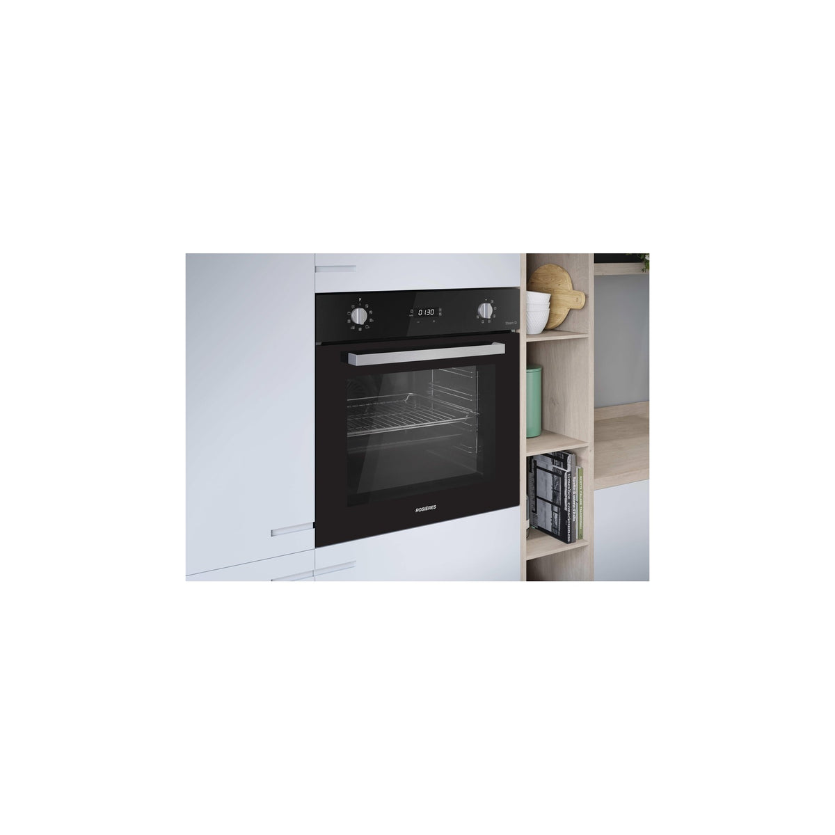 Four encastrable ROSIERES FC3O5871PN - Pyrolyse - Chaleur pulsée - Porte froide