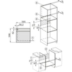 Four encastrable fonction vapeur MIELE H 7164 BP - Pyrolyse - Chaleur tournante - Combiné vapeur - Porte froide - Écran tactile