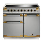 Piano de cuisson induction FALCON ELISE LUXE TAB IND 100 CMINOX et NOIR LA