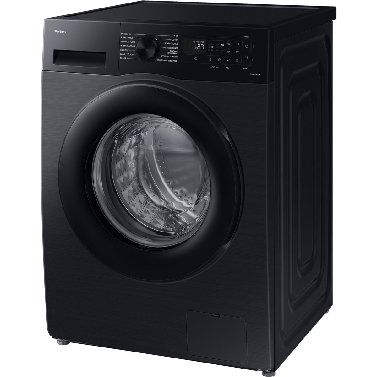 Lave linge hublot SAMSUNG WW11DG5B25AB - 11 kg - 1400 tr/min - Classe A - Moteur induction - Noir - Connecté - Bespoke AI