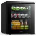 Mini réfrigérateur KLARSTEIN Bevora 52cm 46L Frigo Porte Vitrée Noir