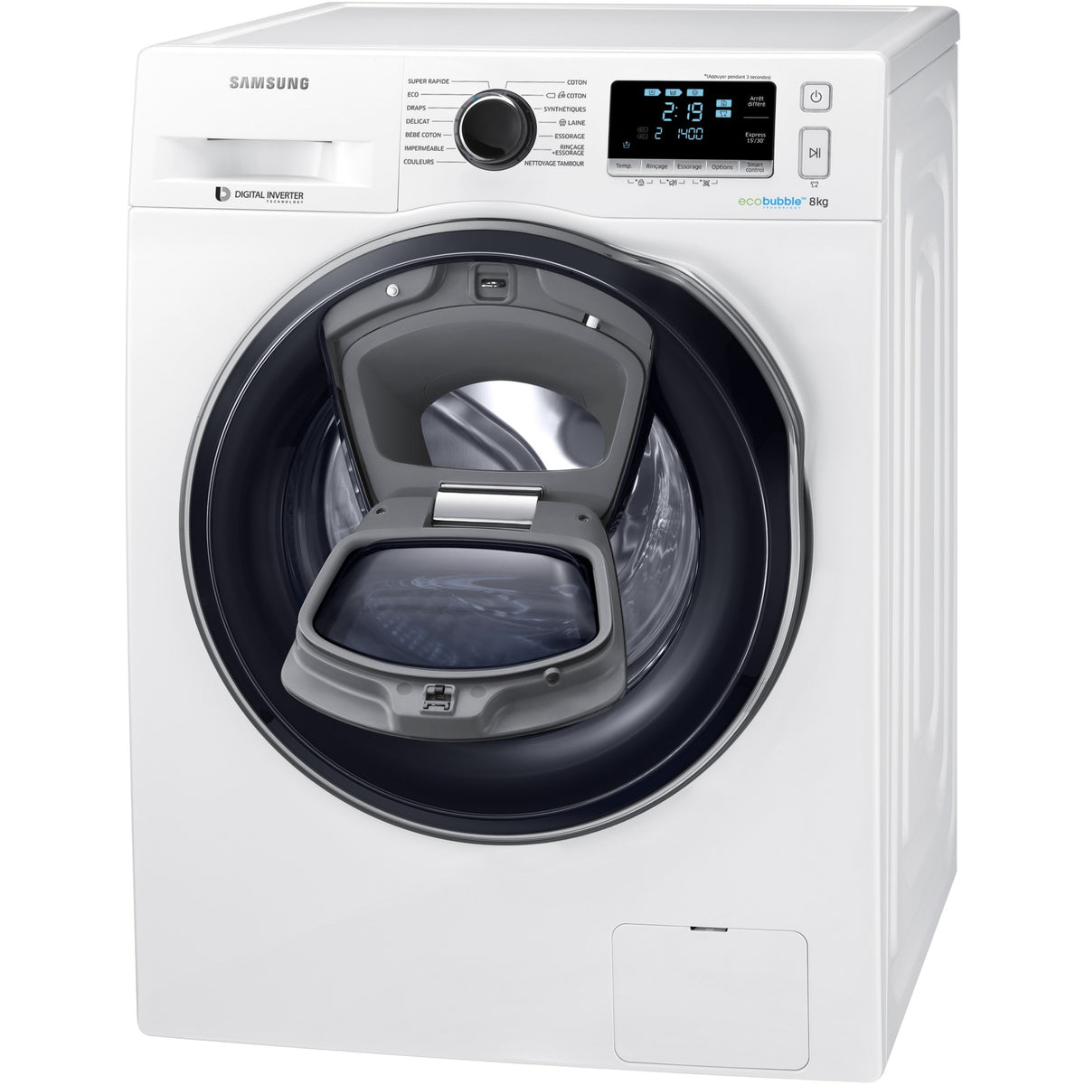 Lave linge hublot SAMSUNG ADD WASH WW80K6414QW Reconditionné