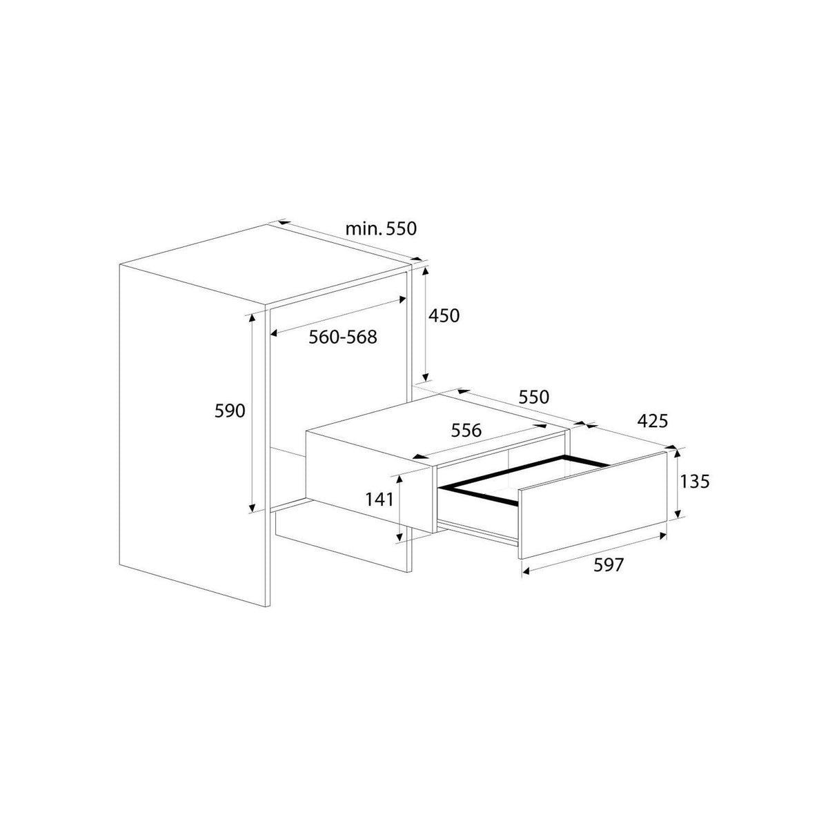 Tiroir sous vide ASKO ODV8128G