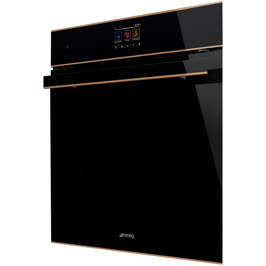 Four encastrable SMEG SO6604S4PNR - Hydrolyse - Chaleur tournante - Combiné vapeur - Rails télescopiques