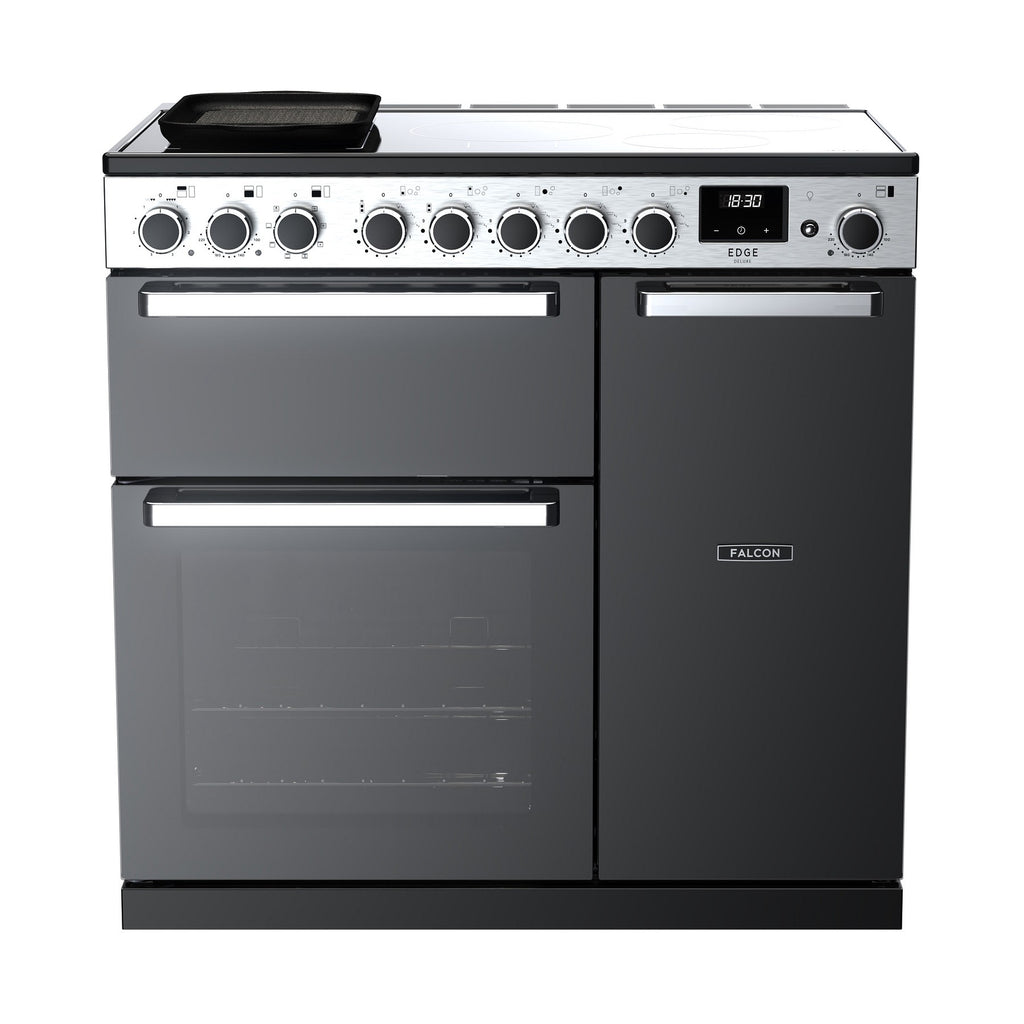 Piano de cuisson induction FALCON EDGE DELUXE TAB IND 90 CM VERRE NOIR CH