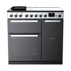 Piano de cuisson induction FALCON EDGE DELUXE TAB IND 90 CM VERRE NOIR CH