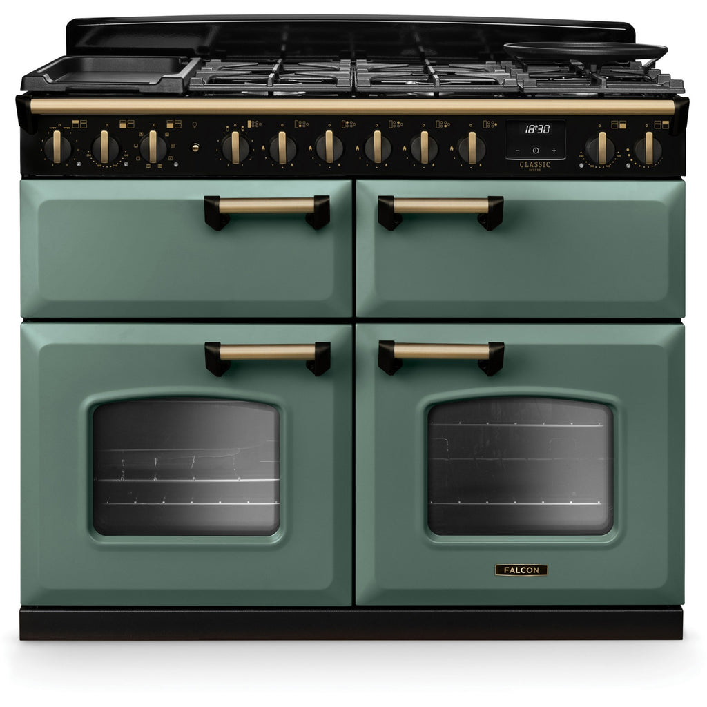 Piano de cuisson mixte FALCON NGC TAB MIX 110 CM VERT MINERAL LAITON A
