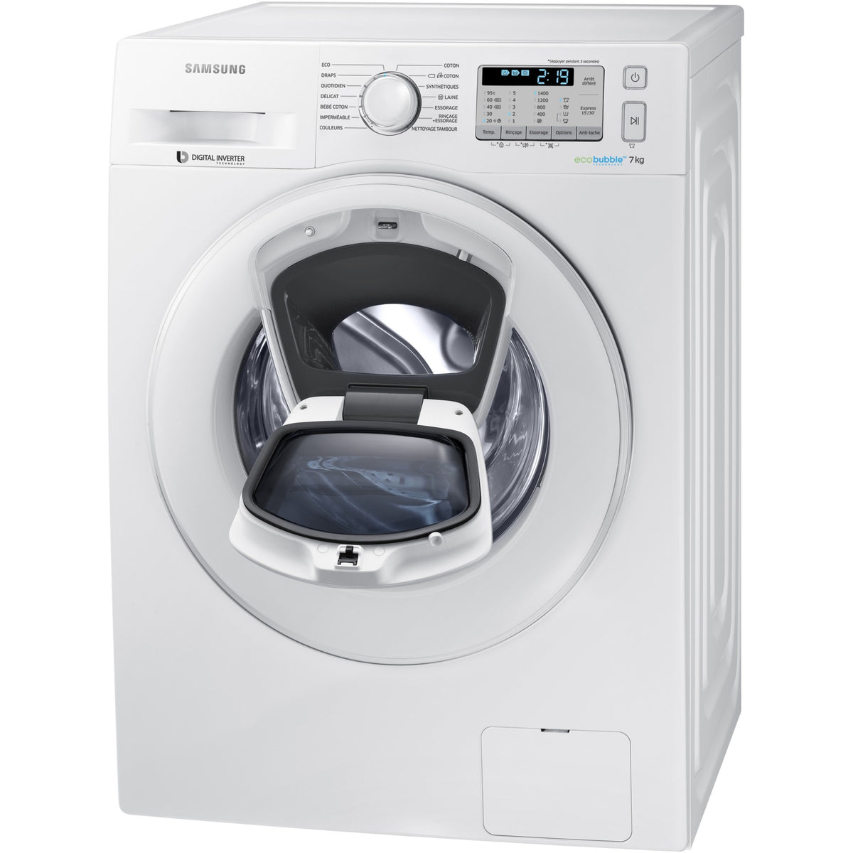 Lave linge hublot SAMSUNG WW70K5413WW ADD WASH Reconditionné
