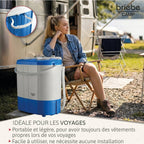 Lave linge portable BRIEBE avec Centrifugeuse 2 Compartimen WM1140B