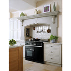 Piano de cuisson gaz FALCON PROF+100 MIXT NOIR/CHROME