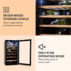 Cave à vin de service KLARSTEIN Vinamour 26 Uno 26 bouteilles 88L inox