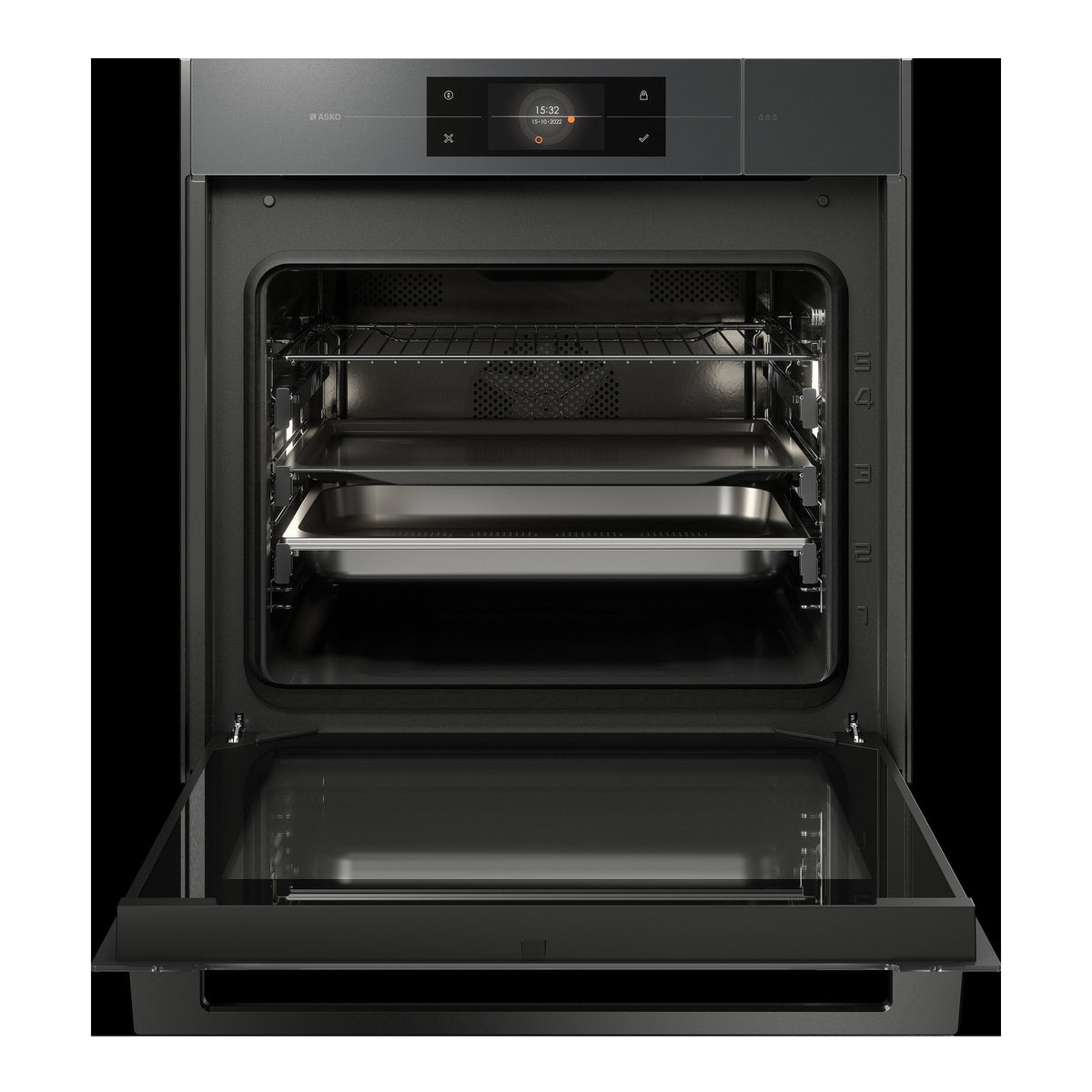 Four encastrable ASKO OCS8678G - Hydrolyse - Chaleur pulsée - Porte froide - Écran tactile - Rails télescopiques