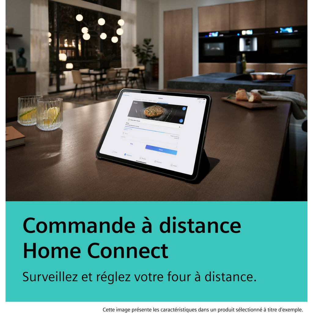 Four encastrable SIEMENS CM724G1B1 iQ700 - Compact 45cm, Combiné Micro-ondes, Nettoyage HumidClean, Wifi