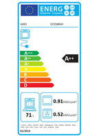 Four encastrable fonction vapeur ASKO OCS56BGH - Chaleur tournante - Combiné vapeur - Hydrolyse - Porte froide - Écran tactile