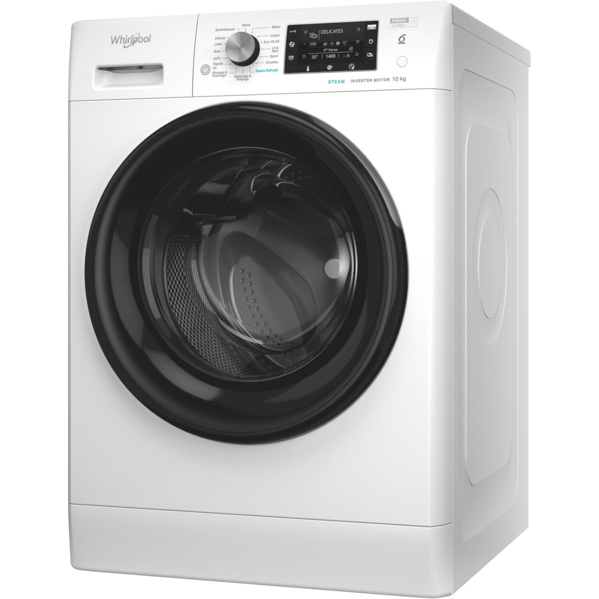 Lave linge hublot WHIRLPOOL FFDB10489BVFR - 10 kg - 1400 tr/min - Classe A - Moteur induction