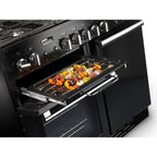 Piano de cuisson gaz FALCON PROF+100 MIXT NOIR/CHROME