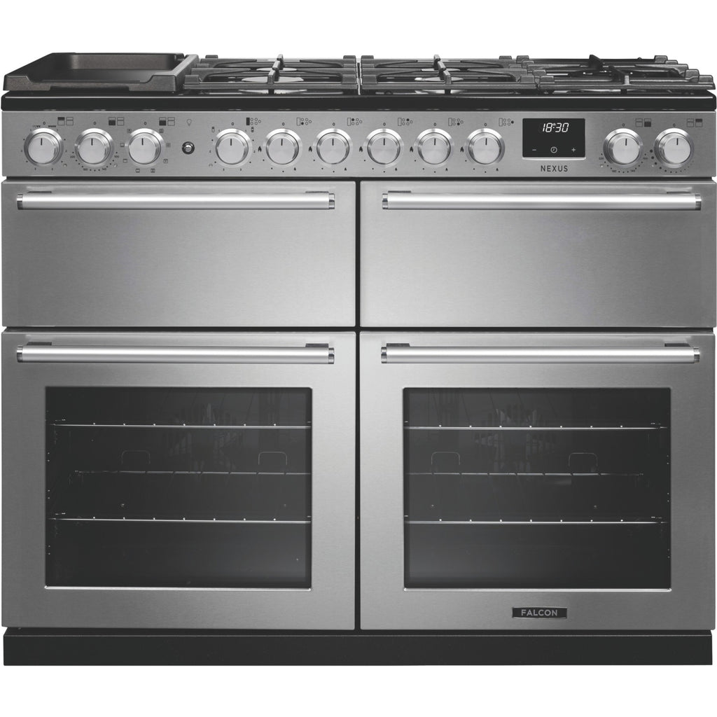 Piano de cuisson mixte FALCON NEXUS NGC BC TAB MIX 110 CM INOX CHROME