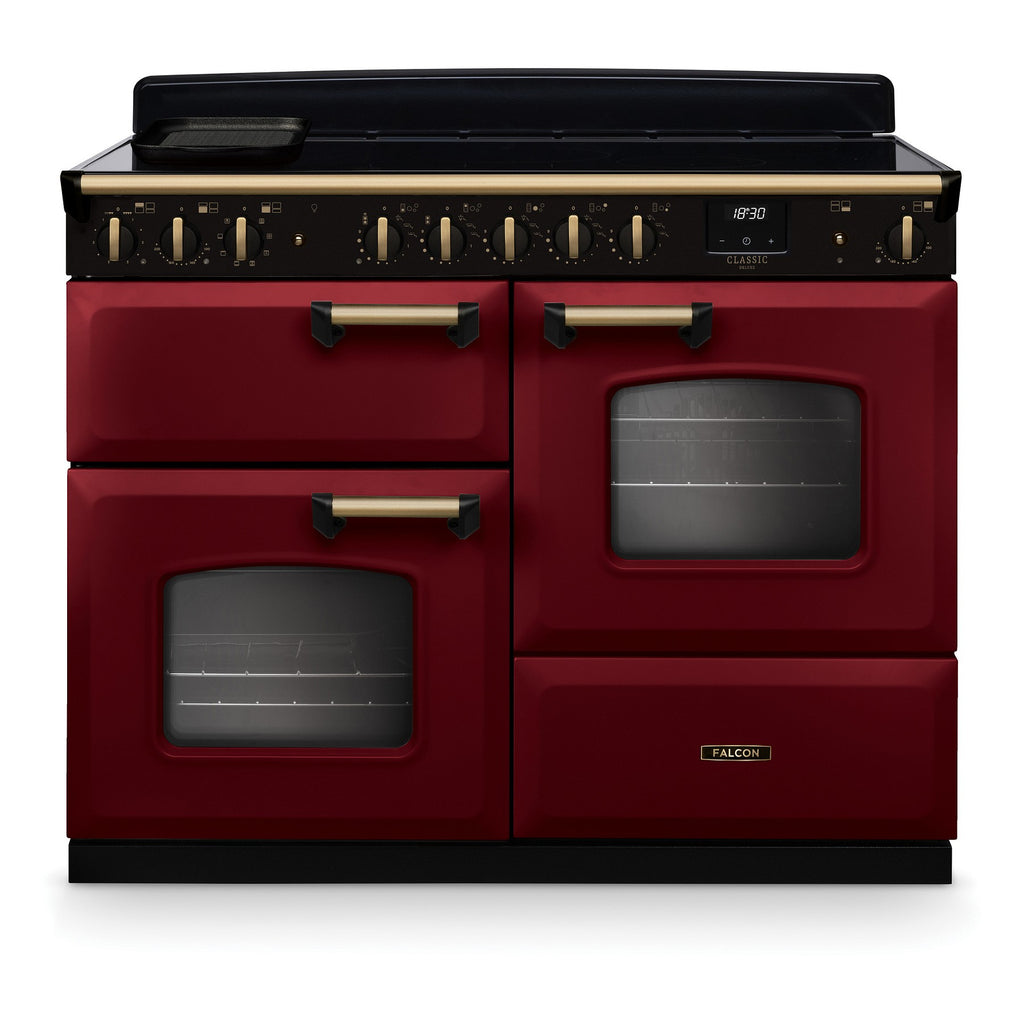 Piano de cuisson induction FALCON NGC TAB IND 110 CM BORDEAUX LAITON ANTIQ