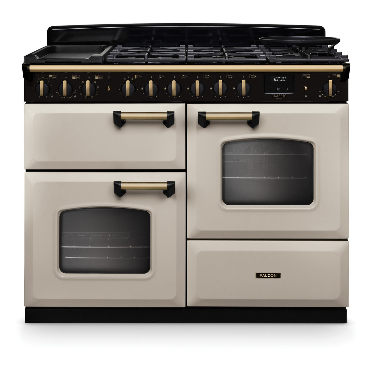 Piano de cuisson mixte FALCON NGC TAB MIX 110 CM CREME PASTEL LAITON A