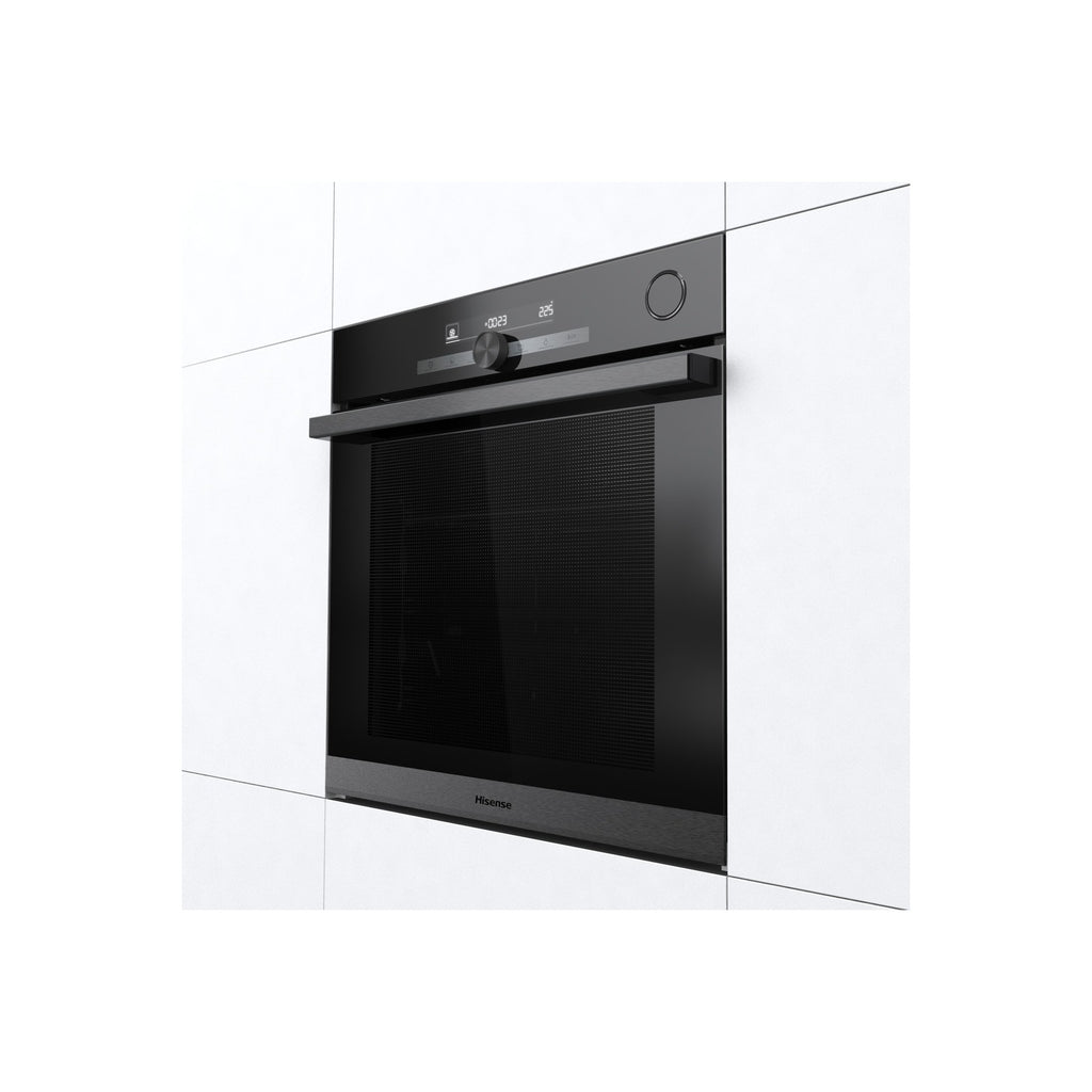 Four encastrable fonction vapeur HISENSE O634PG - Pyrolyse - Chaleur tournante - Vapeur - Porte froide - Rails télescopiques