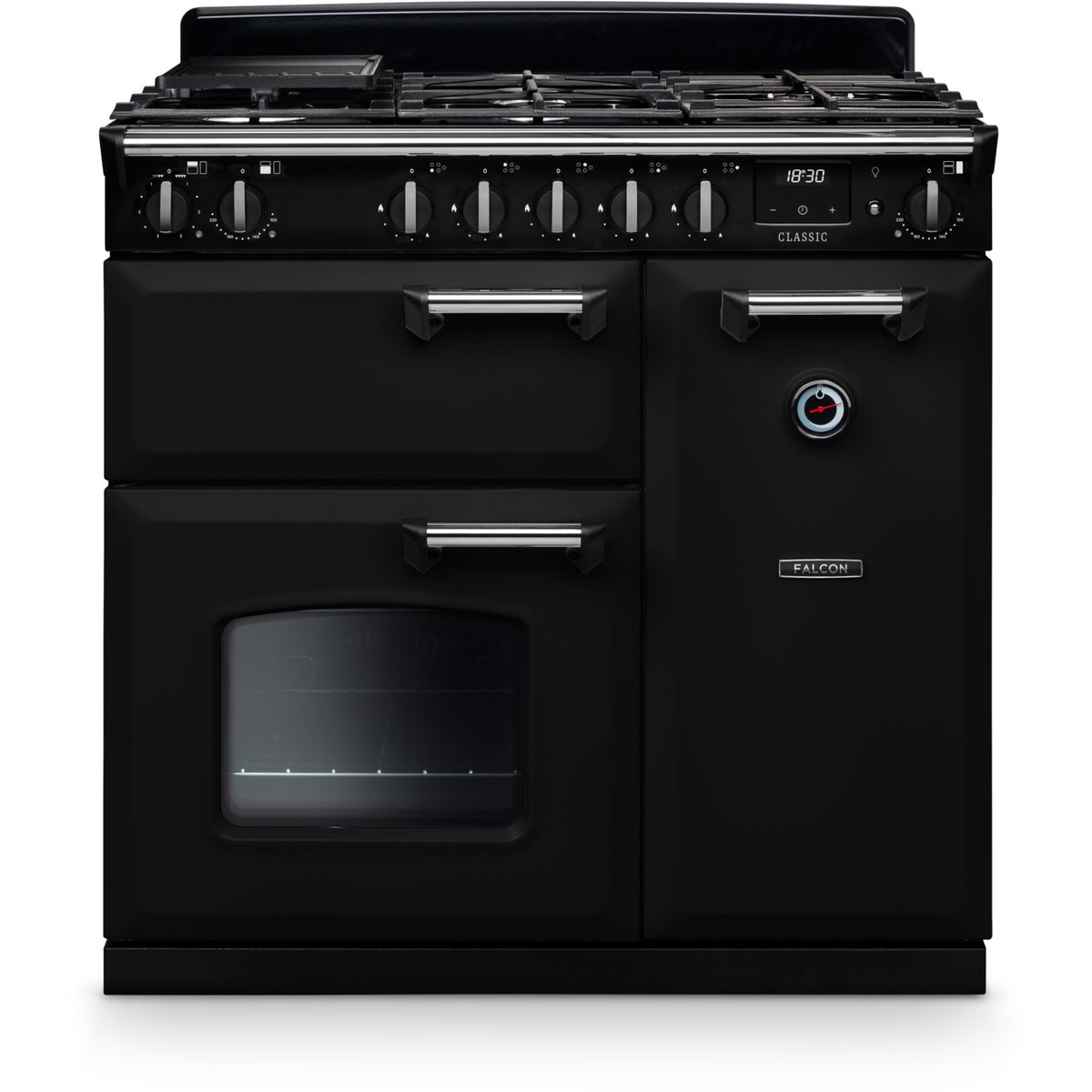Piano de cuisson gaz FALCON NGC TAB GAZ 90 CM NOIR CHROME