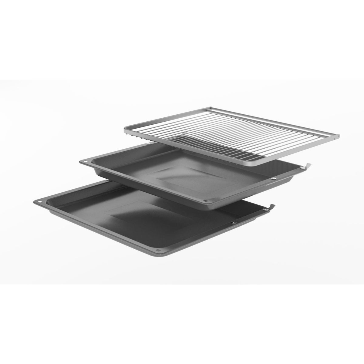 Four encastrable SIEMENS HB578HBS7 - Pyrolyse - Chaleur pulsée - Porte froide - iQ500 - Rails Télescopiques