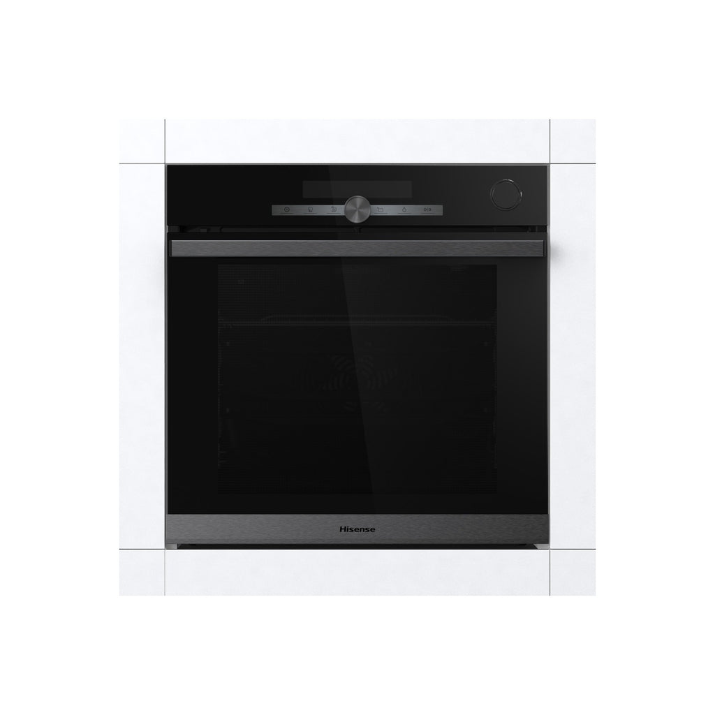 Four encastrable fonction vapeur HISENSE O634PG - Pyrolyse - Chaleur tournante - Vapeur - Porte froide - Rails télescopiques