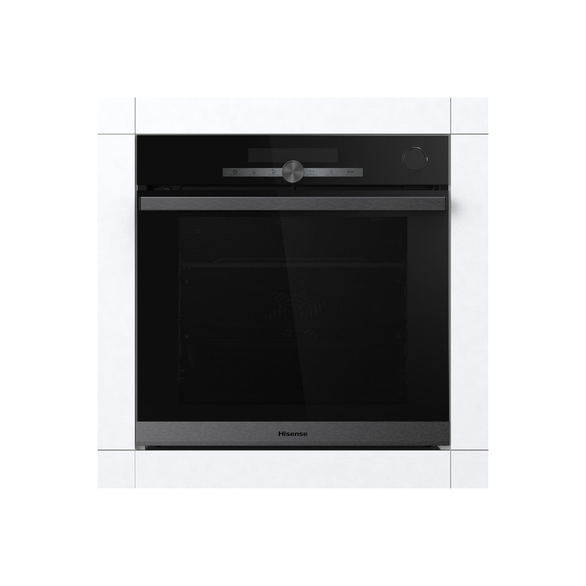 Four encastrable fonction vapeur HISENSE O634PG - Pyrolyse - Chaleur tournante - Vapeur - Porte froide - Rails télescopiques