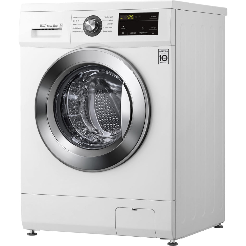 Lave linge hublot LG F84M22WH Reconditionné