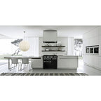 Piano de cuisson induction FALCON Semi Pro MERCURY 100 NOIR MAT INOX POLI