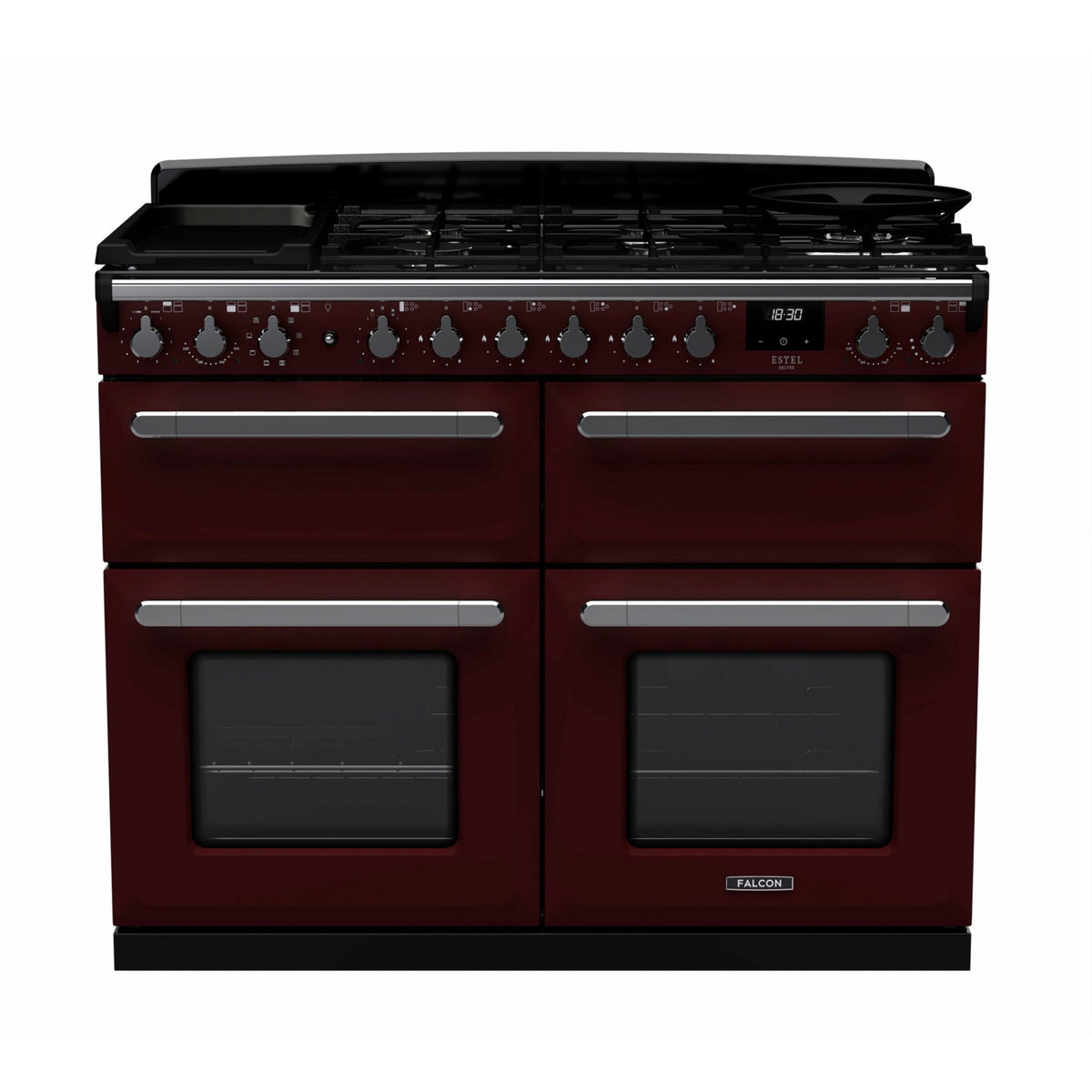 Piano de cuisson mixte FALCON ESTEL DELUXE BC TAB MIX 110 CM NOIR BRIL