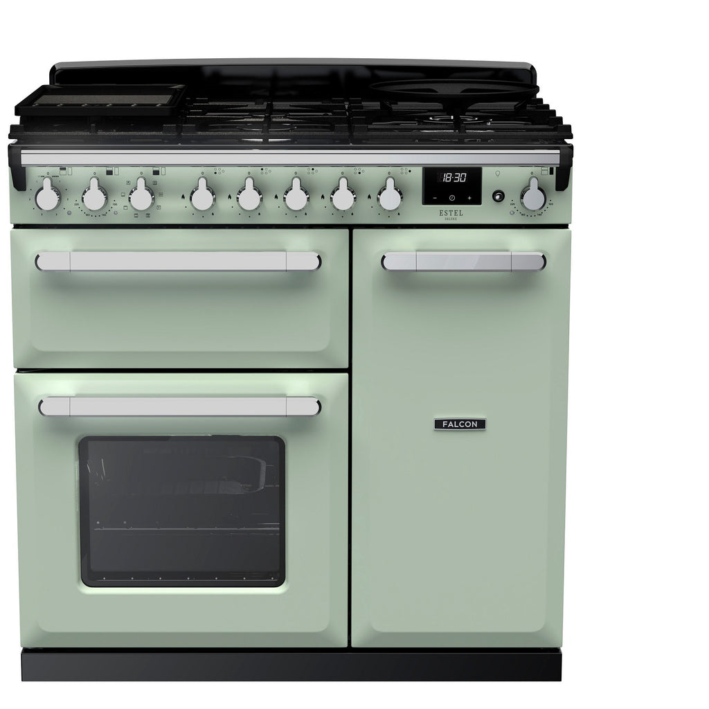 Piano de cuisson gaz FALCON ESTEL DELUXE TAB GAZ 90 CM VERT PASTEL C
