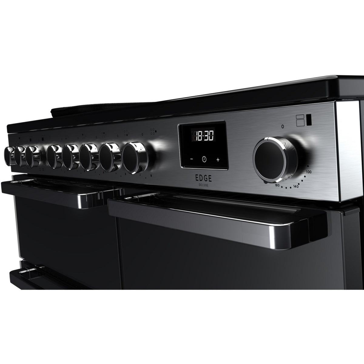 Piano de cuisson induction FALCON EDGE DELUXE TAB IND 100 CM VERRE NOIR C