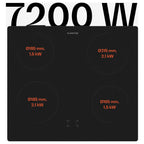 Four encastrable KLARSTEIN ControlSync Set 9 fonctions 72L Noir